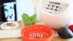 TIGER JBV-A10U 5.5-Cup Uncooked Micom Rice Cooker with Food Steamer Basket