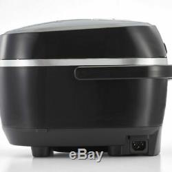TIGER JBX-A Black Micom Rice Cooker With Healthy Tacook Cooking Plate