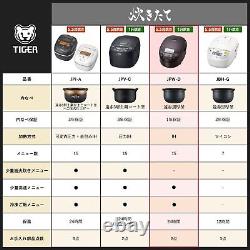 TIGER Rice Cooker 5.5 Cups IH Far Red Black Thick Pot JPW-D100T Japan Suihanki