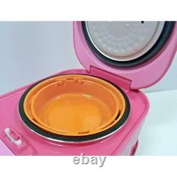 TIGER Rice Cooker Steamer Tacook 0.54L 3 Cup AC220-230V JAJ-A55S Pink NEW