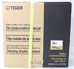 TIGER Rice Cooker Warmer JPX-W10W IH Presssuer 5.5 Cups AC220V
