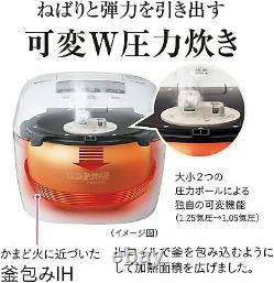 TIGER rice cooker 5.5 cups Pressure IH Moss Black JPC-G100KM AC100V 1200W