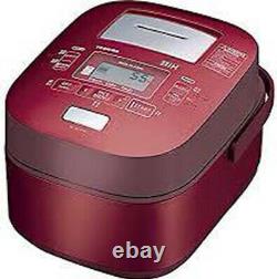 TOSHIBA 220V Rice Cooker RC-DX10H(R) RED 5.5 Cups Far-Infrared from Japan