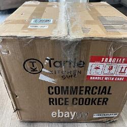 Tartle 32c Raw, 64c Cooked -Commercial Rice Cooker, Stainless Steel Read