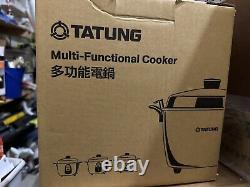 Tatung TAC-06KN Multifunctional Cooker Rice Cooker 6 Cup Stainless New