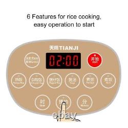 Tianji Electric Rice Cooker FD30D with Ceramic Inner Pot, 6-cup(uncooked), 3L