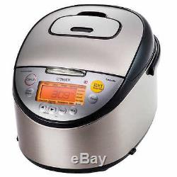 Tiger 5.5 Cup Induction Heat Rice Cooker with Slow Cooker, Bread Maker, Porridge
