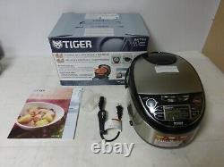 Tiger JAX-T10U-K 5.5-Cup (Uncooked) Micom Rice Cooker Food Steamer & Slow Cooker