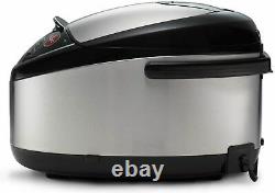 Tiger JAX-T18U-K 10-Cup (Uncooked) Micom Rice Cooker with Food Steamer
