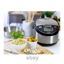 Tiger JAX-T Microcomputer Controlled Rice Cooker Warmer 5.5 Cups Bundle