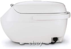 Tiger JBV-A18U-W 10-Cup (Uncooked) Micom Rice Cooker with Food Steamer & Slow Co