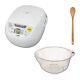 Tiger Jbv-s18u 10 Cup 4 In 1 Rice Cooker White With Washing Bowl And Spoon
