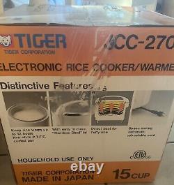 Tiger JCC-2700-15 Cup Rice Cooker/Warmer