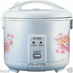 Tiger JNP-1000-FL 5-Cup (Uncooked) Rice Cooker and Warmer, Floral White
