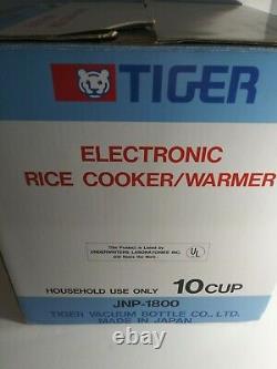 Tiger JNP-1800 10-Cup (Uncooked) Rice Cooker and Warmer in Floral White