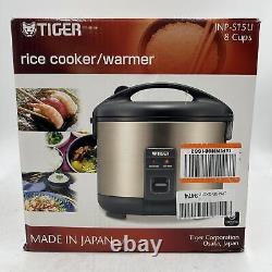 Tiger JNP-S15U-HU 8-Cup Rice Cooker and Warmer, Urban Satin Dented Side