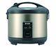 Tiger Jnp-s55u-hu 3-cup (uncooked) Rice Cooker And Warmer, Stainless Steel Gray