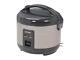 Tiger Jnp-s55u Rice Cooker And Warmer, Stainless Steel Gray, 6 Cups Cooked/ 3 Cu