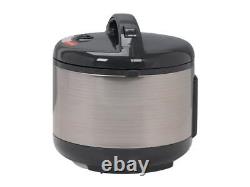 Tiger JNP-S55U Rice Cooker and Warmer, Stainless Steel Gray, 6 Cups Cooked/ 3 Cu