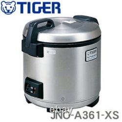 Tiger Rice Cooker JNO-A361-XS Stainless Steel 2 cups 3.6 liters AC100V Japan F/S