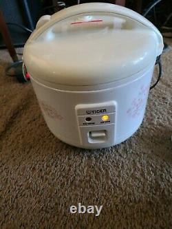 Tiger Rice Cooker & Warmer, Floral White small 3 cups- made in Japan