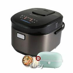 Titanium Grey IH SMART COOKER, Rice Cooker and Warmer, 1.5L of 8 cups Black