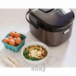 Titanium Grey IH SMART COOKER, Rice Cooker and Warmer, 1.5L of 8 cups Black