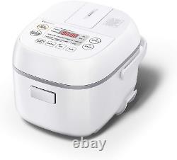 Toshiba Digital Programmable Rice Cooker, Steamer & Warmer, 3 Cups Uncooked Rice