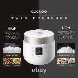 Twin Pressure Rice Cooker & Warmer 6-Cup (Uncooked) 12 Menu Options