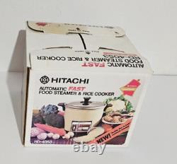 VTG NEVER USED Hitachi Chime O Matic Food Steamer Rice Cooker 5.6 cup RD-4053