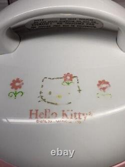 Vintage 2001 Hello Kitty 3 Cup Rice Cooker Warmer ECJ-KT3 Sanyo Sanrio RARE HTF