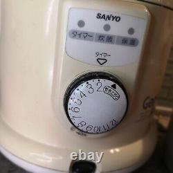 Vintage Sanyo ECJ-TRU3 Electric 3 Cups Rice Cooker Japan 70s Working