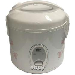 WHALE RICE COOKER Portable Convenient High Quality White Electric 4 CUPS NEW