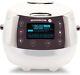 White Digital Rice Cooker And Steamer Timer 8 Cups Premium Inner Pot