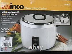 Winco Commercial Electric Rice Cooker, 30 Cup Dry 60 Cups Cooked NEW
