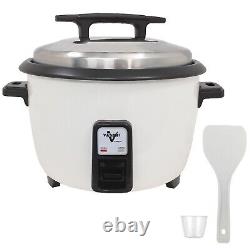 Wixkix 21 Cups Rice Cooker Commercial Soup Rice Warmer for Restaurant 110V US