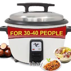 Wixkix Large Rice Cooker Commercial 21 Cups (Uncook) 42 Cups (Cooked) Restaurant