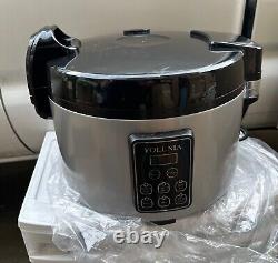 Yollnia Commercial Rice Cooker / Warmer 13.8qt/65 Cups Cooked Rice 1350w