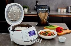 Yum Asia Sakura Rice Cooker with Ceramic Bowl 6 Multicook Functions, LED Display