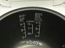 ZOJIRUSHI Electronic rice cooker NS-ZLH10-WZ 5.5 cups PREMIUM WHITE 220-230V