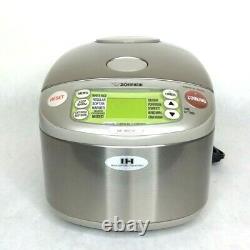 ZOJIRUSHI NP-HBC10 Induction Heat System Rice Cooker/Warmer 5.5 Cup Tested