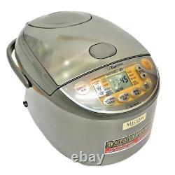 ZOJIRUSHI NS-YMH10-TA Rice Cooker Overseas 220V-230V 5.5 Cups Brown NEW #252