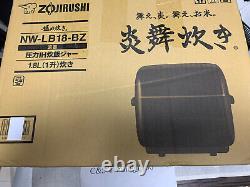 ZOJIRUSHI NW-LB18-BZ IH Rice Cooker 1.8L 100V Black 10 Cups