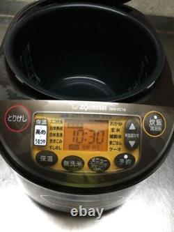 ZOJIRUSHI Pressure IH Rice Cooker NW-VC18 10cups Black Made in 2020 Used