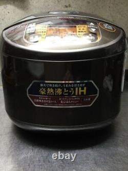 ZOJIRUSHI Pressure IH Rice Cooker NW-VC18 10cups Black Made in 2020 Used