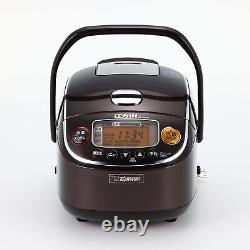 ZOJIRUSHI Rice Cooker 3 Cups Pressure IH Type NP-RM05-TA AC100V made in Japan