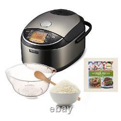 Zojirushi 10 Cup Pressure Induction Heating Rice Cooker and Warmer Bundle