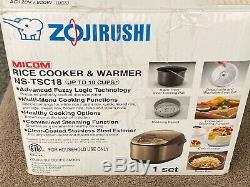 Zojirushi 10 Cup Rice Cooker Open Box Uncooked Ns-tsc-18