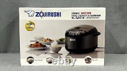 Zojirushi 10 Cup Umami Micom Rice Cooker & Warmer Metallic Black NL-GAC18BM