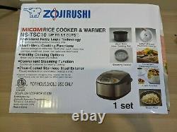 Zojirushi 5-1/2-Cup (Uncooked) Micom Rice Cooker and Warmer NS-TSC10 NEW